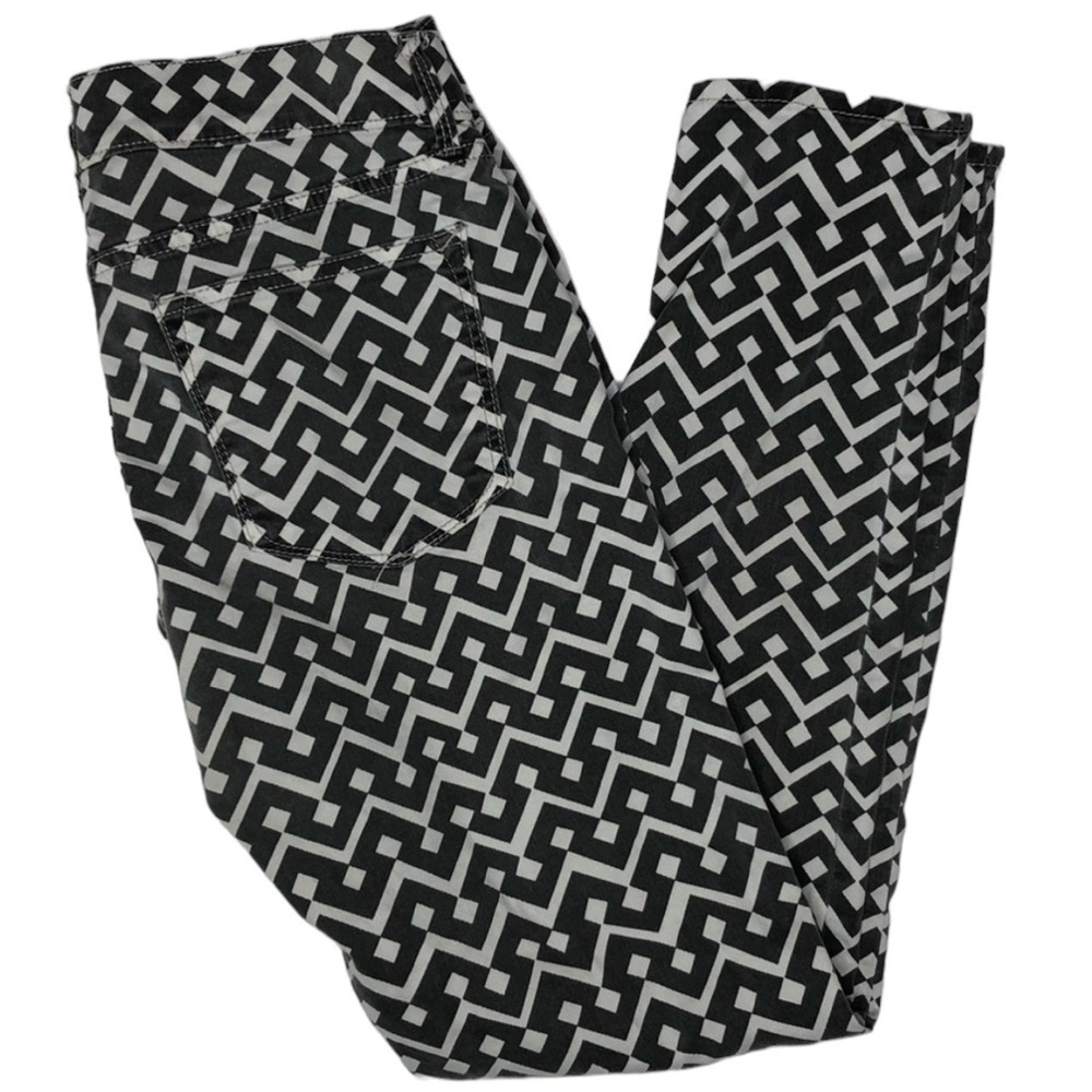 Gap 1969 geometric gray and white jeans, size 26